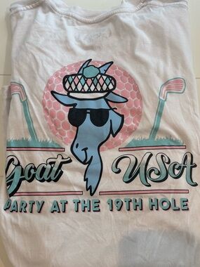 Goat USA White & Mint Party T-Shirt - Party at the 19th Hole